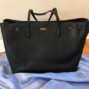 ✨ black kate spade tote bag